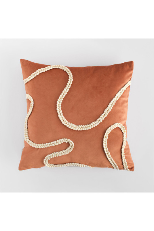 Housse de Coussin En Velours - Maeva - Carmel