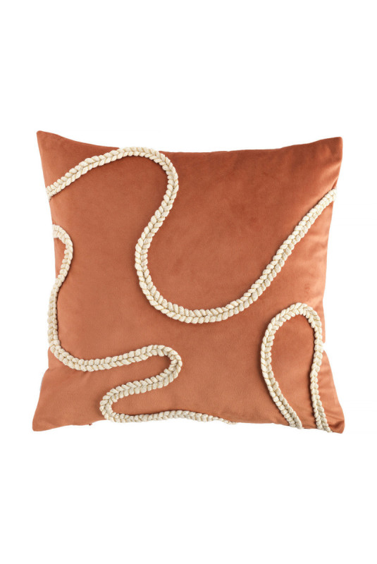 Housse de Coussin En Velours - Maeva - Carmel