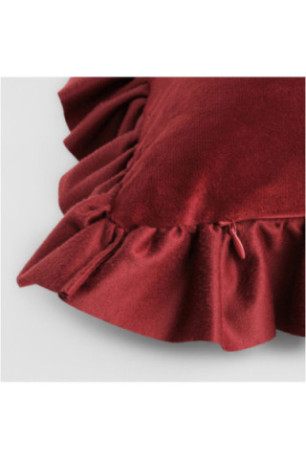 Housse de Coussin Jacquard - Mira - Wine