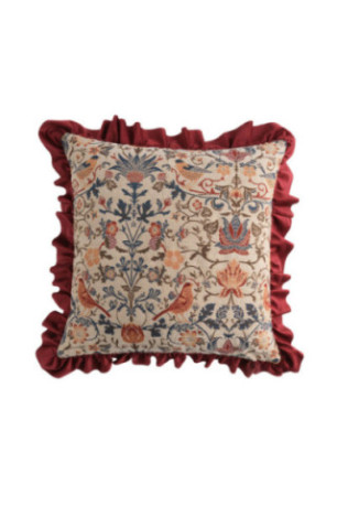Housse de Coussin Jacquard - Mira - Wine