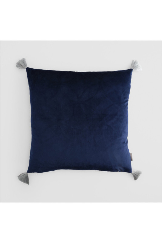 Housse de Coussin Brodée - Sombra - Dark Blue