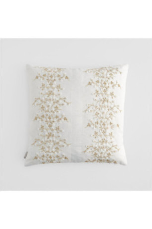 Housse de Coussin Brodée - Korido - White