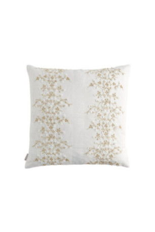 Housse de Coussin Brodée - Korido - White