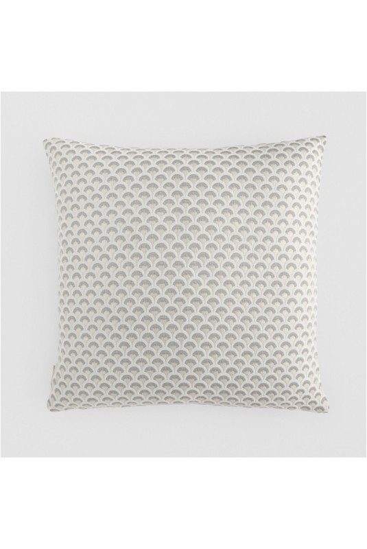 Housse de Coussin Jacquard - Sarina - Silver