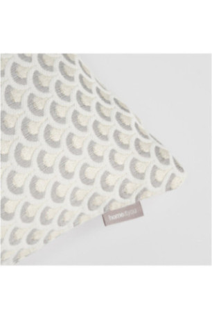 Housse de Coussin Jacquard - Sarina - Silver
