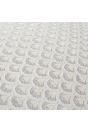 Housse de Coussin Jacquard - Sarina - Silver