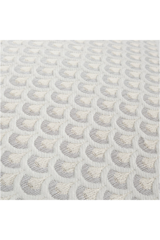 Housse de Coussin Jacquard - Sarina - Silver