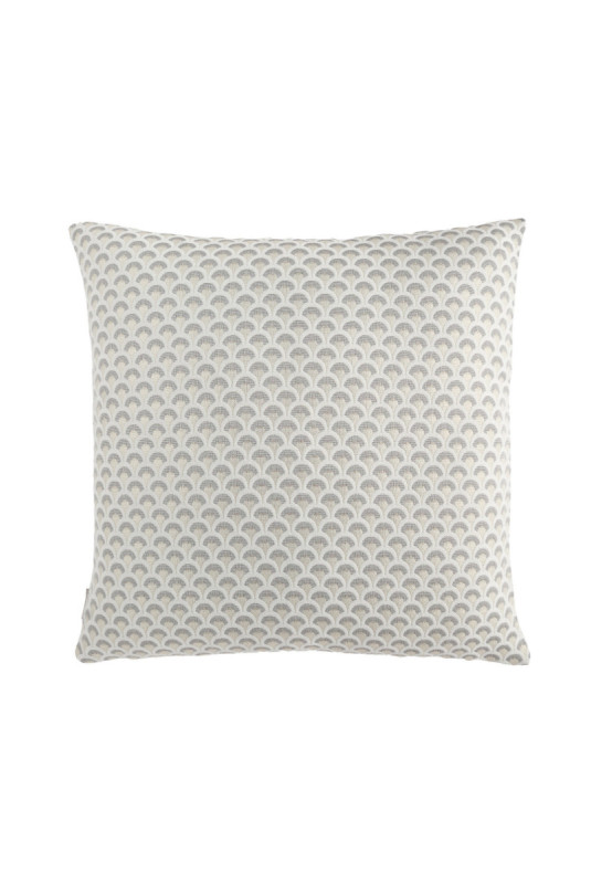 Housse de Coussin Jacquard - Sarina - Silver