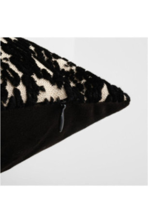 Housse de Coussin Jacquard - Jackie - Black