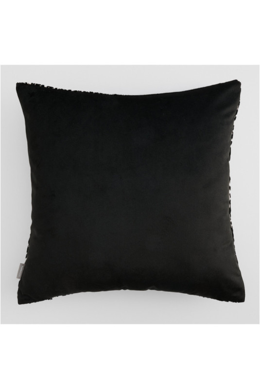 Housse de Coussin Jacquard - Jackie - Black