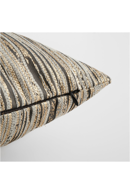 Housse de Coussin Jacquard - Tessuto - Gold