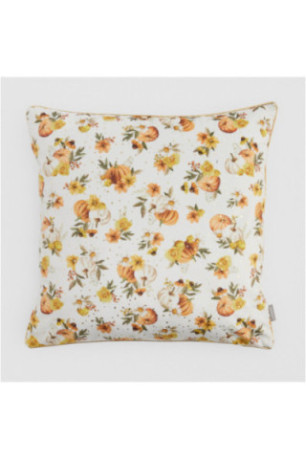 Housse de Coussin Imprimée - Pumprelle - Orange