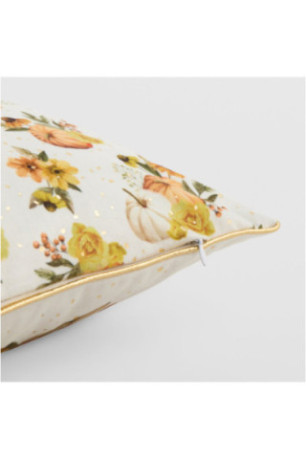 Housse de Coussin Imprimée - Pumprelle - Orange
