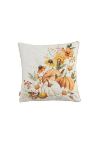 Housse de Coussin Imprimée - Pumprelle - Orange