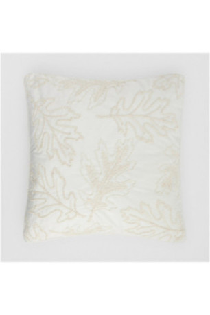 Housse de Coussin Brodée - Maple - White
