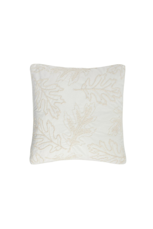 Housse de Coussin Brodée - Maple - White