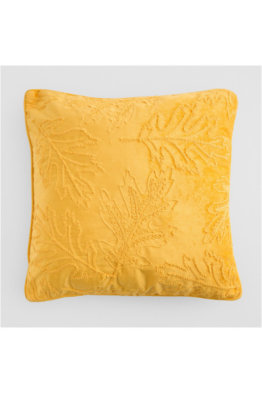 Housse de Coussin Brodée - Maple - Dark Yellow