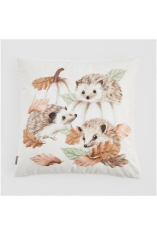 Housse de Coussin Imprimée - Hedginis - Ecru