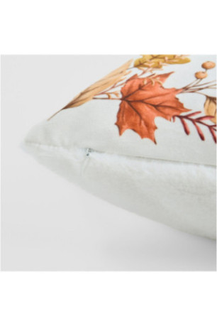 Housse de Coussin Imprimée - Ownis - Ecru