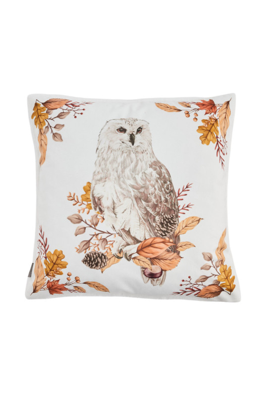 Housse de Coussin Imprimée - Ownis - Ecru