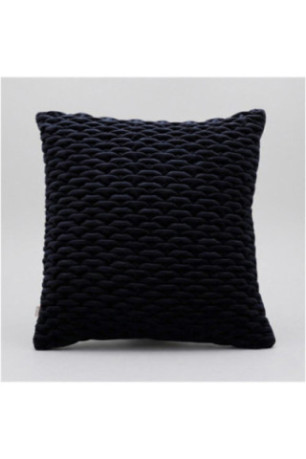 Housse de Coussin Solide - Flocco - Black