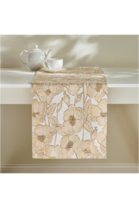 Chemin de Table Jacquard - Makowka - Beige