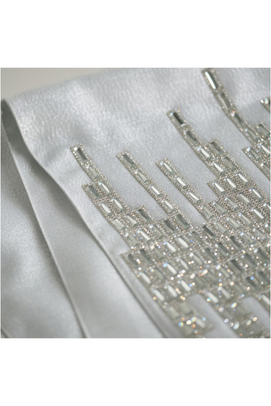 Chemin de Table Décoratif - Riflesso - Silver