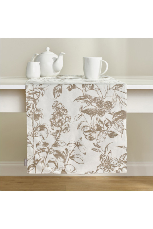 Chemin de Table Imprimé - Ardea - Beige