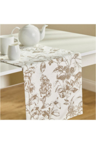 Chemin de Table Imprimé - Ardea - Beige
