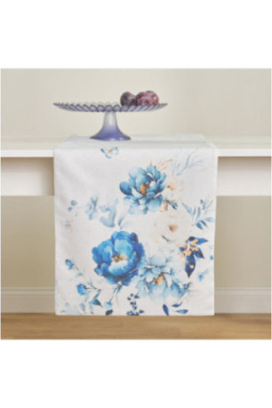 Chemin de Table Imprimé - Cyanelis - Blue