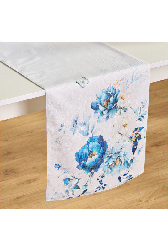 Chemin de Table Imprimé - Cyanelis - Blue