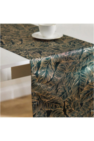 Chemin de Table Jacquard - Vanlo - Dark Green