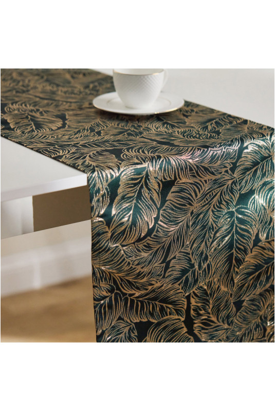 Chemin de Table Jacquard - Vanlo - Dark Green