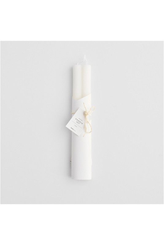 Ensemble de Bougies - Elegi - White