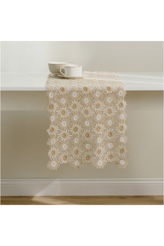 Chemin de Table En Dentelle - Salgea - Gold
