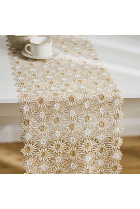 Chemin de Table En Dentelle - Salgea - Gold
