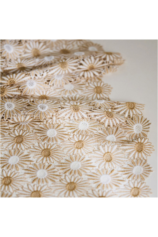Chemin de Table En Dentelle - Salgea - Gold