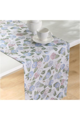 Chemin de Table Imprimé - Pansiso - Blue