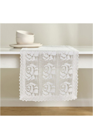 Chemin de Table En Dentelle - Folk2 - White