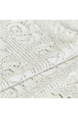 Chemin de Table En Dentelle - Folk2 - White