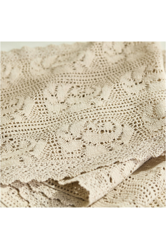 Chemin de Table En Dentelle - Folk2 - Beige