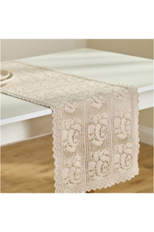 Chemin de Table En Dentelle - Folk2 - Beige