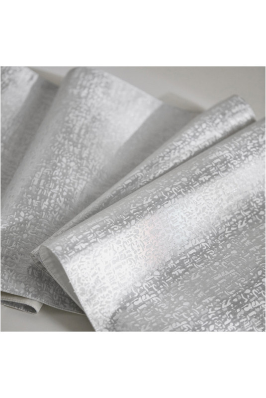 Chemin de Table Jacquard - Makeeba - Silver
