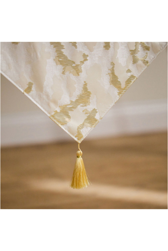 Chemin de Table Jacquard - Wilora - White