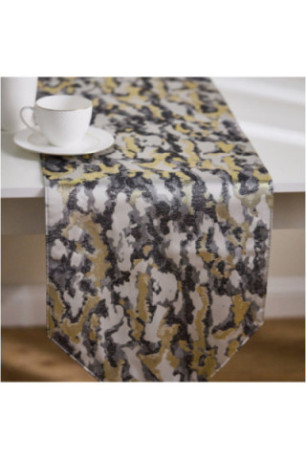 Chemin de Table Jacquard - Wilora - Black