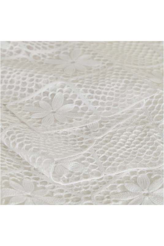 Chemin de Table En Dentelle - Lapua - White