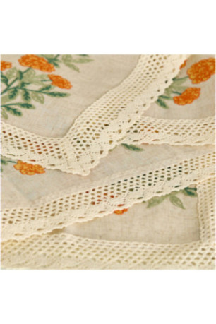 Chemin de Table Brodé - Alta - Beige