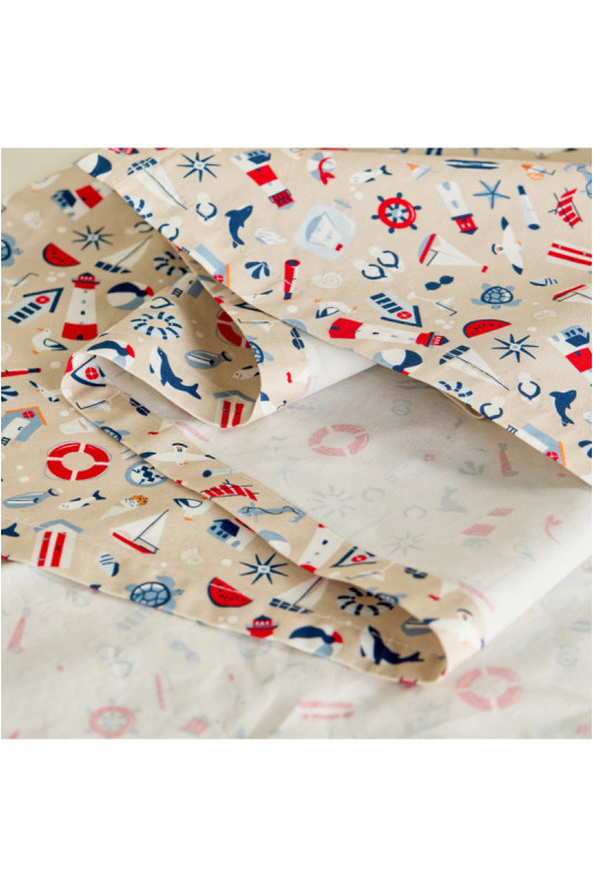 Chemin de Table Imprimé - Pelora - Beige