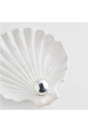 Assiette Décorative - Pearlinos - White