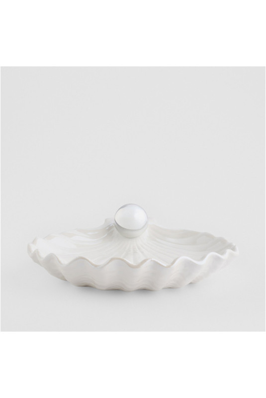 Assiette Décorative - Pearlinos - White